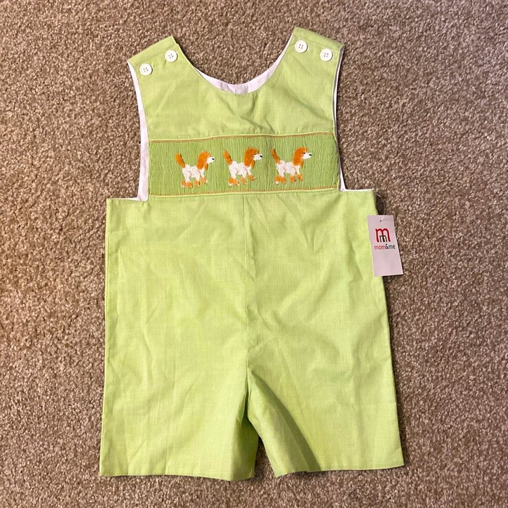 Mom and Me 3T shoe tall with poodle smocking